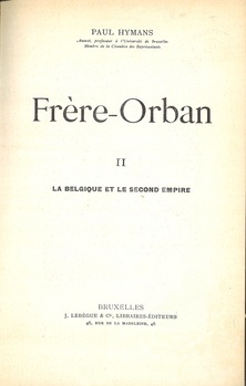 Frère-Orban. II. La Belgique et le second empire